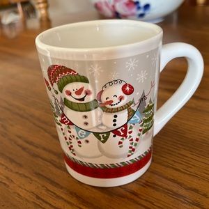 Snowmen mug,12oz, microwave& dishwasher safe